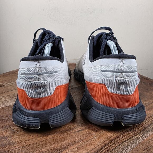 On Cloud X Ivory Flame Mens White Black Orange Size 11 Running Shoes 60.98699 - Picture 5 of 12